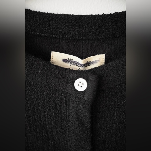 Madewell Knit Terry Vest Split Crew Neck - Picture 7 of 9